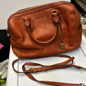 Michael Kors Brown Leather Satchel